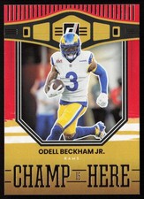 Odell Beckham Jr. 2022 Donruss Champ is Here Red #CIH-4 - Los Angeles Rams