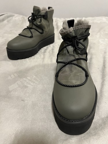 UGG Ultra Matte Seaweed Green Classic Rising Toggle Boots 1121620 Neu ohne Karton Größe 9 - Bild 4 von 13