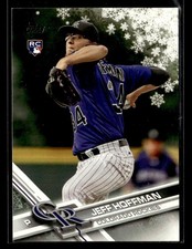 2017 Topps Holiday #HMW23 Jeff Hoffman Rookie Card Colorado Rockies. rookie card picture