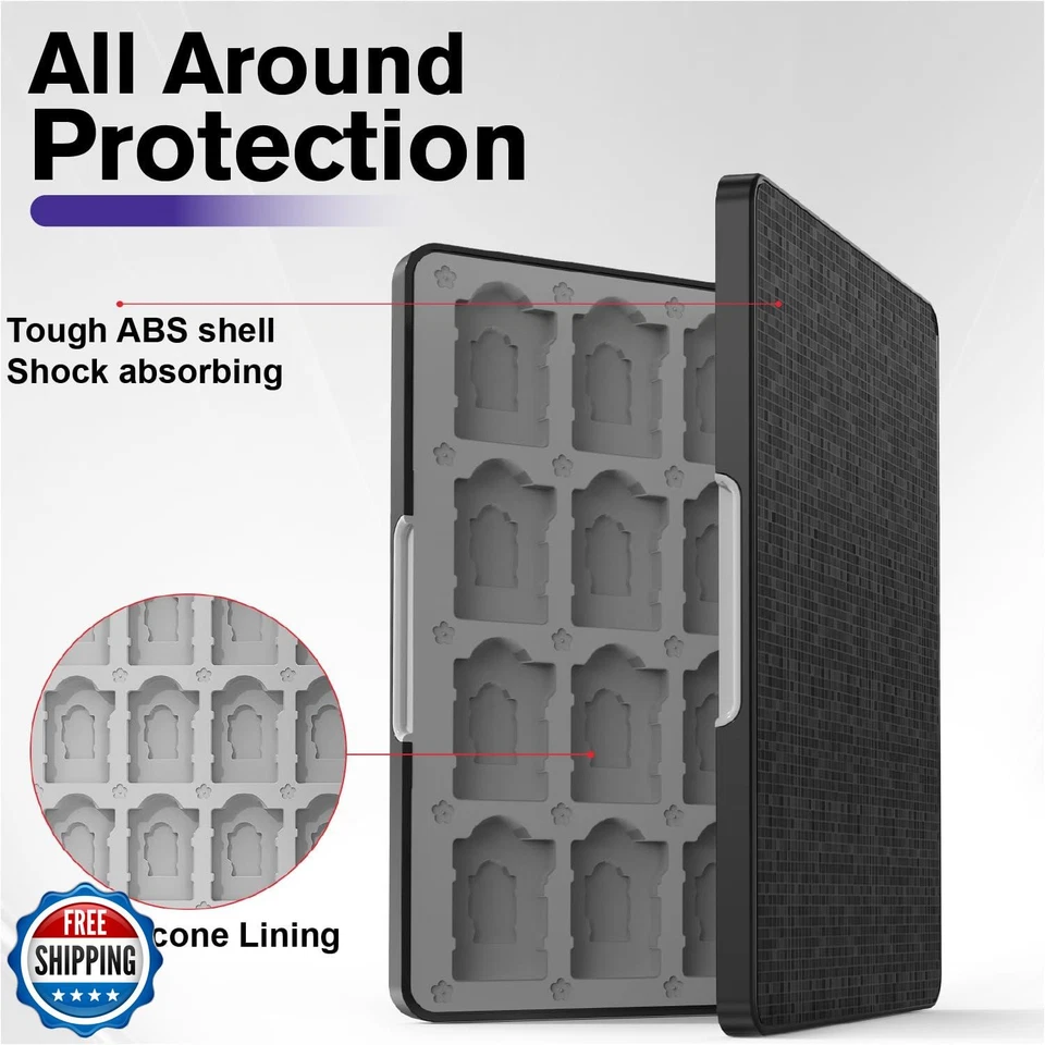 Funda Tarjeta Juego Fosmon para Nintendo Switch 2 / 1 / OLED / Lite, 32 Foto 2 de 4