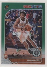 2019-20 Panini NBA Hoops Premium Stock Green Prizm Jalen Lecque #254 nh3