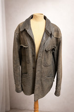 Giacca vintage in vera pelle – Stewart – Made in Italy – Taglia L