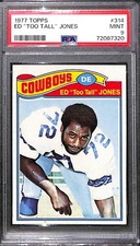1977 TOPPS #314 ED TOO TALL JONES PSA 9 Mint 72087320 