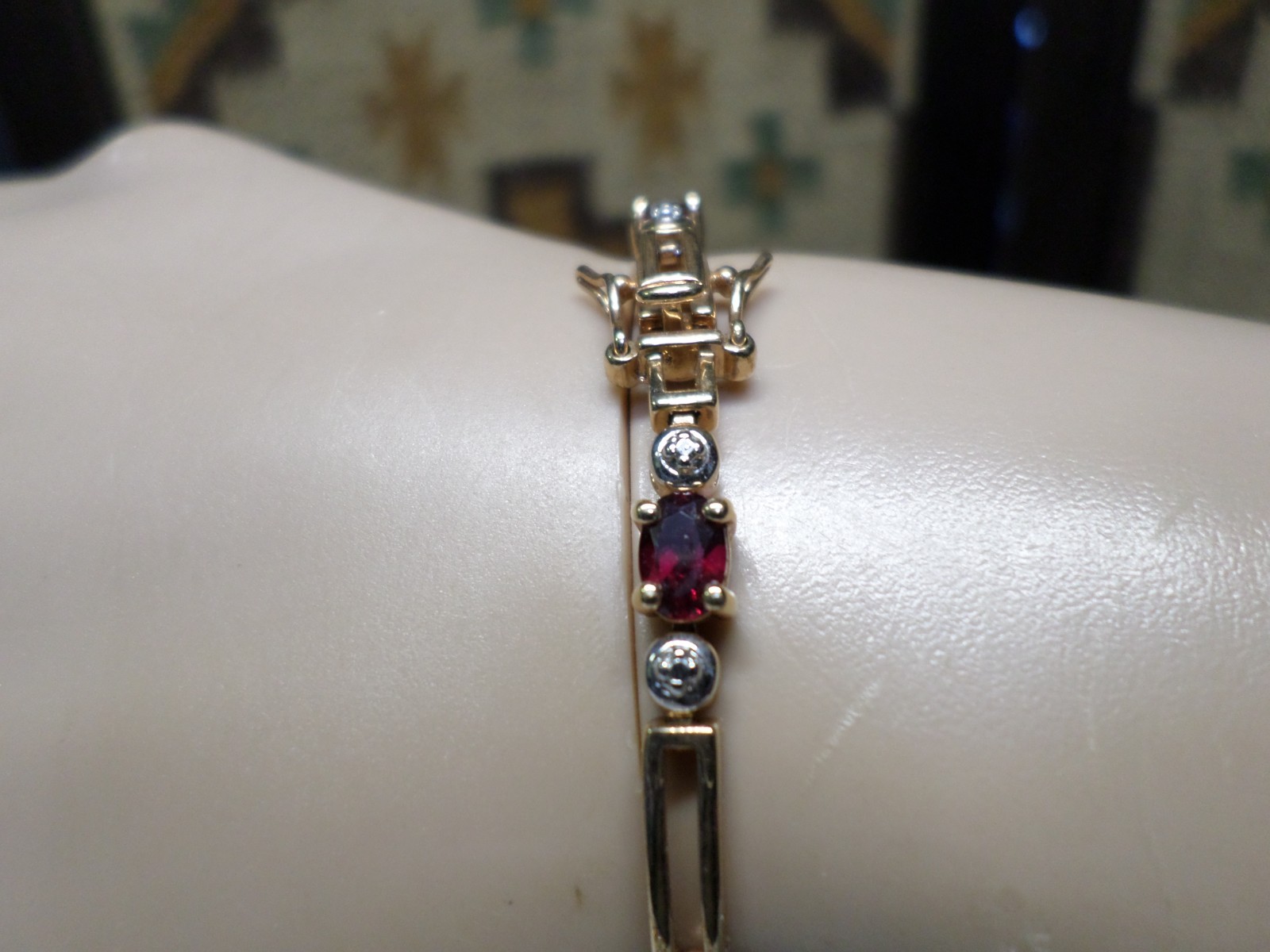 Sterling Silver Gold Over Emerald Ruby Sapphire T… - image 5