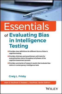 ESSENTIALS OF ASSESSMENT TEST BIAS IN C (Taschenbuch) (9781394184477)