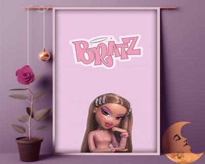 Simple Pink Bratz - Bratz Poster - 200GSM Hochglanz Fotokarte - A3/A4/A5