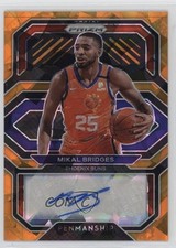 2020-21 Panini Prizm Penmanship Orange Ice Mikal Bridges #PE-MKL Auto 0p10