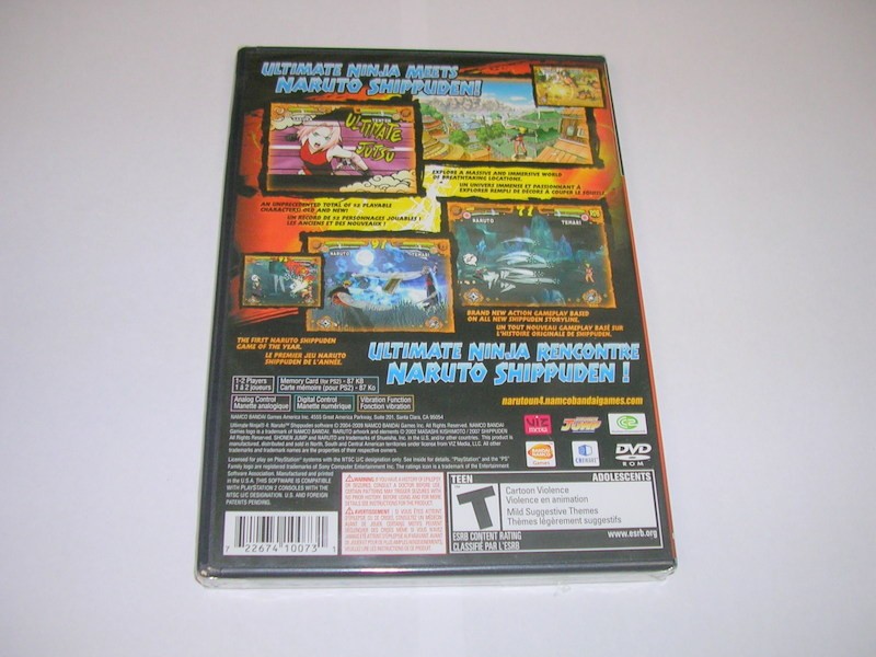Naruto Shippuden - Ultimate Ninja 4 - Jeu PS2 - Action, Classement : Déconseillé aux moins de 13 Naruto Shippuden - Ultimate Ninja 4 - Jeu PS2 - Action, Classement : Déconseillé aux moins de 13