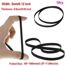 3mm Universal Rubber Flat Drive Belt Tape for Video Recorder Turntable Cassette