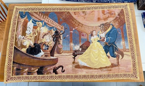 Disney Beauty and the Beast Tapestry Wall Hanging Decor Innovative Design Group