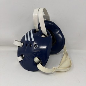 Adidas Response Wrestling Ear Guard Headgear Blue w/ Chin Strap