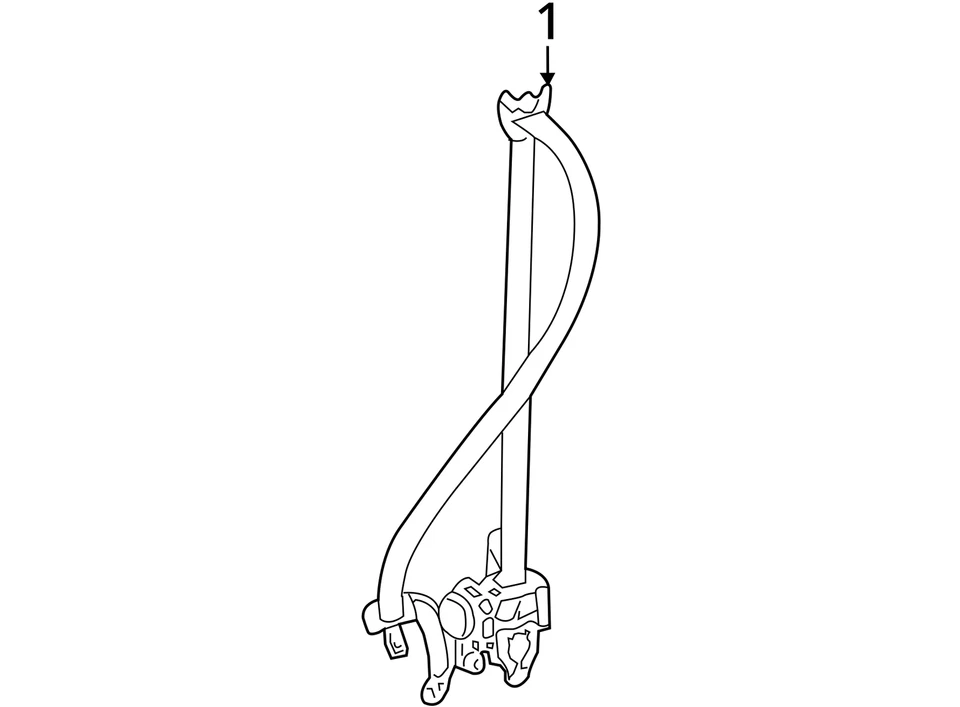 Seat Belt Front Bucket Passenger Retractor 4 Cylinder Fits 12-14 SIENNA 2026250 Foto 4 de 4