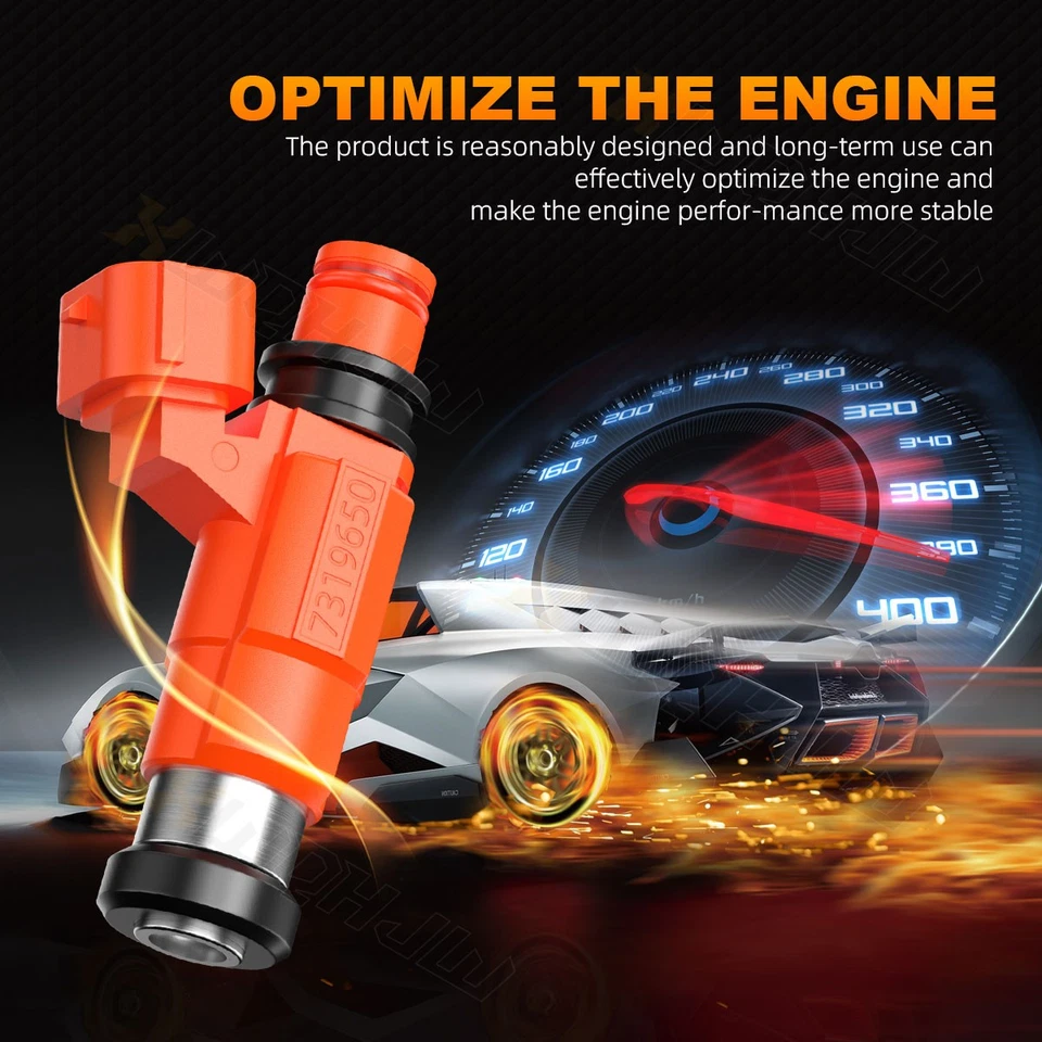 4 piezas de inyectores de combustible genuinos flujo compatible con Mitsubishi Galant 1999-2003 3,0 L V6 Foto 4 de 4