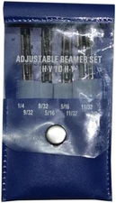 ADJUSTABLE EXPANDING HAND REAMER 4 PIECE SET 1/4"- 3/8" - NEW MICRO REAMER SET