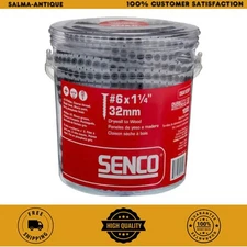 Senco 6 1-1/4" Collated Drywall To Wood Screws Philips Bugle-Head Deck 1000 Pack