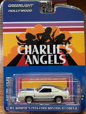 GreenLight Charlie's Angels Jill Munroe's 1976 Ford Mustang II Cobra II Diecast
