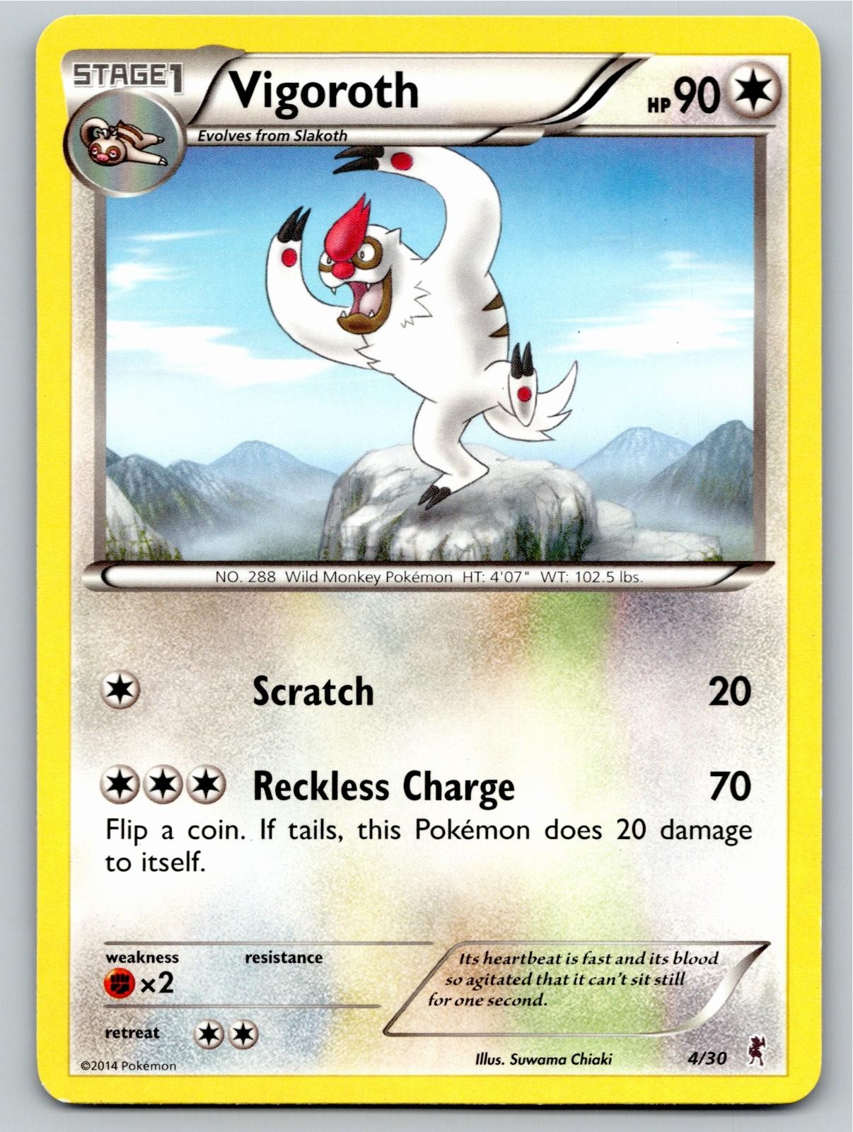VIGOROTH (#4) XY TRAINER KIT: BISHARP & WIGGLYTUFF 4/30 NM A77229