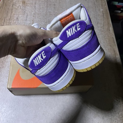 Nike SB Dunk Low Pro ISO Púrpura Gamuza DV5464-500 Para hombres Talla 11.5 NUEVO EN CAJA - Imagen 4 de 9