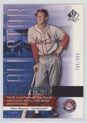 2004 SP Authentic All-Star Moments 706/999 Stan Musial #145 HOF 0a6