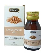 Hemani SANDALWOOD Oil, Natural Oil for Perfumery & Aromatherapy / زيت خشب الصندل