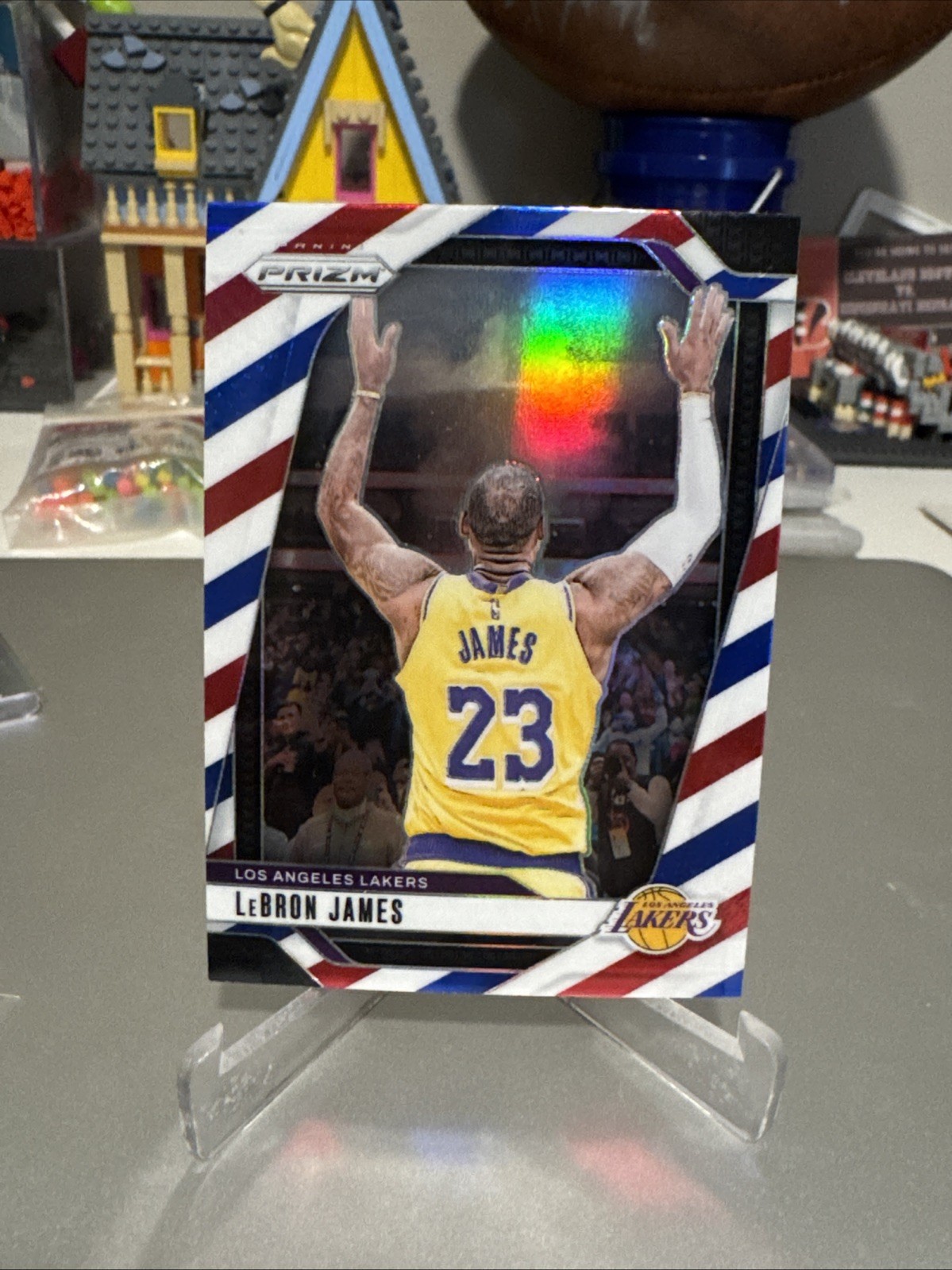 LeBron James 2024 Prizm #130 Red White Blue Price Guide - Sports