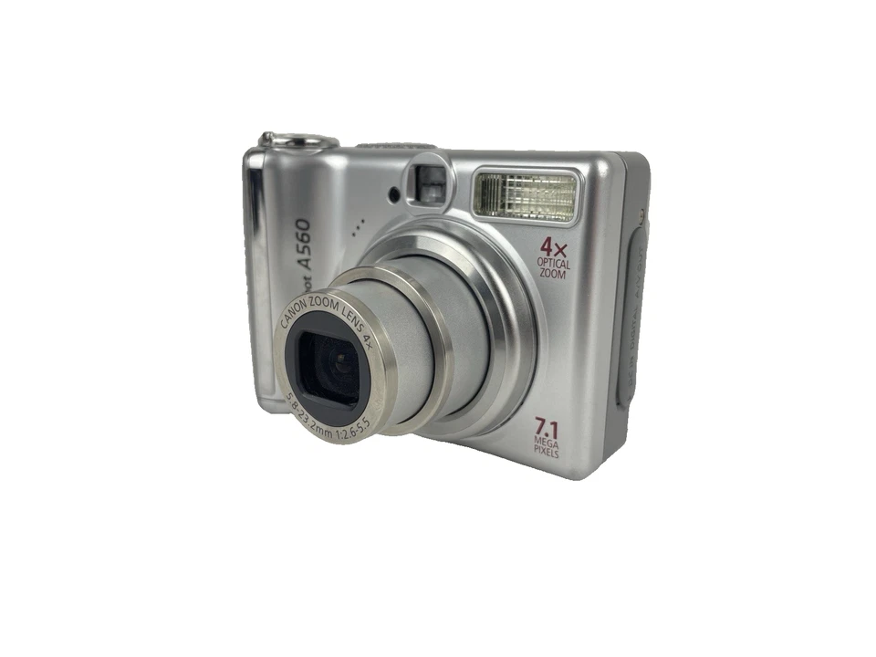 Canon PowerShot A560 Kamera 7,1 MP Digitalkamera Grau PC1229 Kompaktkamera - Bild 2 von 4
