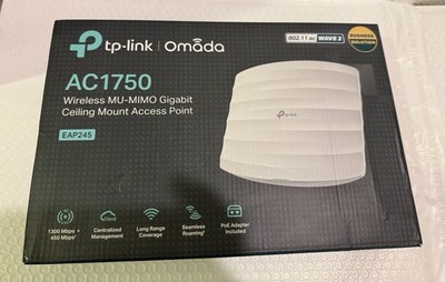 TP-Link EAP245 AC1750 Wireless MU-MIMO Gigabit Ceiling Mount Access Point