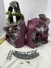 MOTU Vintage Snake Mountain Playset Incomplete, Microphone Works