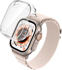 Raptic - 360X Bumper with Built-In Glass Screen Protection for Apple Watch Ul...