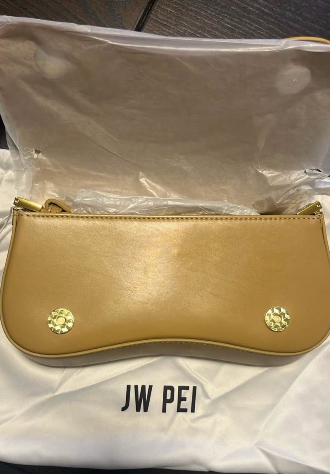 JW PEI Joy Shoulder Bag Purse Acorn Brown Vegan Leather - New with Tags image 3