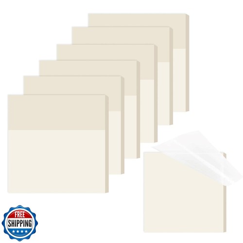 MandG 300 Sheets Transparent Sticky Notes, Waterproof Self-Adhesive ...