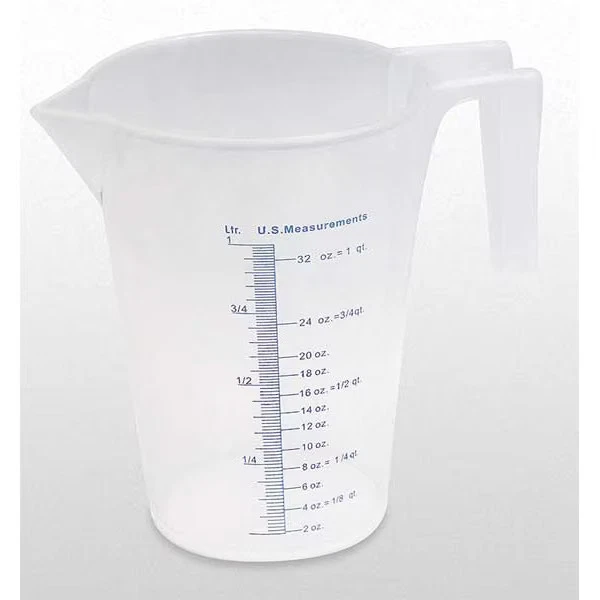 Funnel King Measuring Container,Fixed Spout,1 Quart 94130 Funnel King 94130