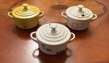 Set Of 3 "star Wars" Cocottes Le Creuset 8 Oz Petite Dutch Ovens. No Boxes