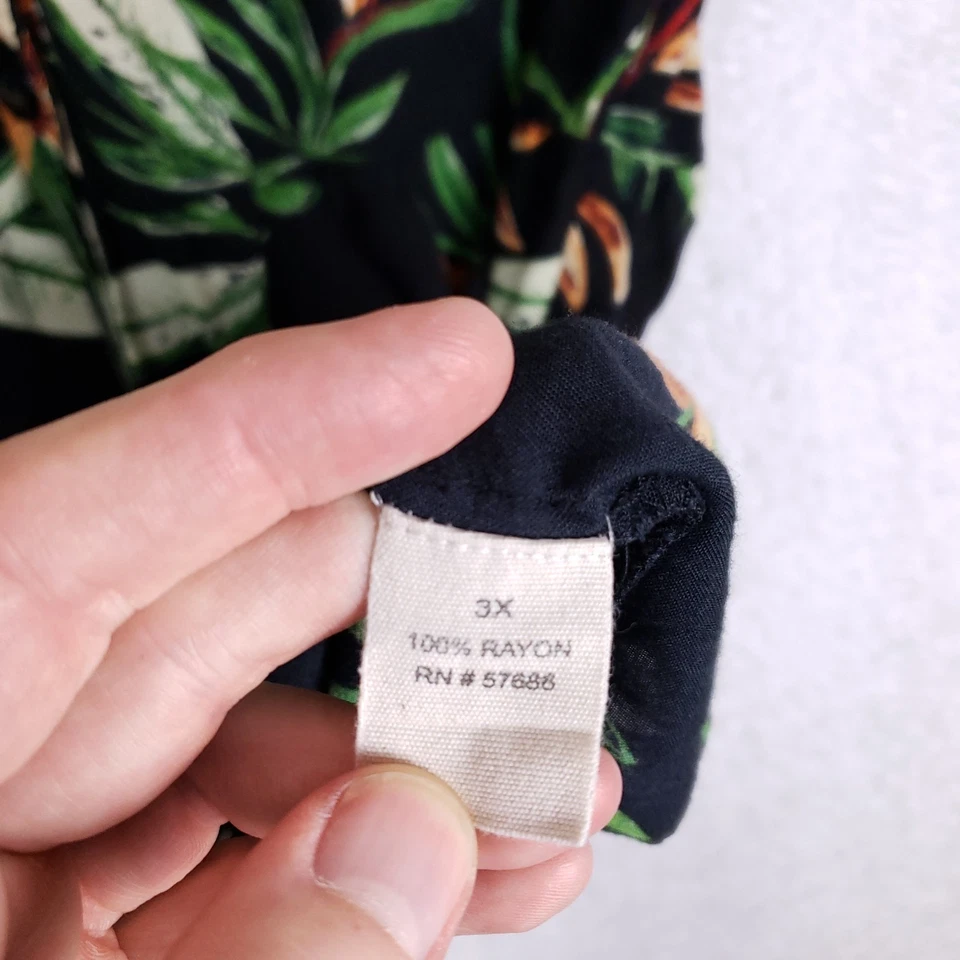 Vestido Púrpura Lluvia Sin Mangas Botón 3X Negro Tropical Core Resort Wear Boho Chic Foto 4 de 4