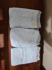 Vintage Plastic Backed Diapers 3 Pack Medium Size New Old Stock