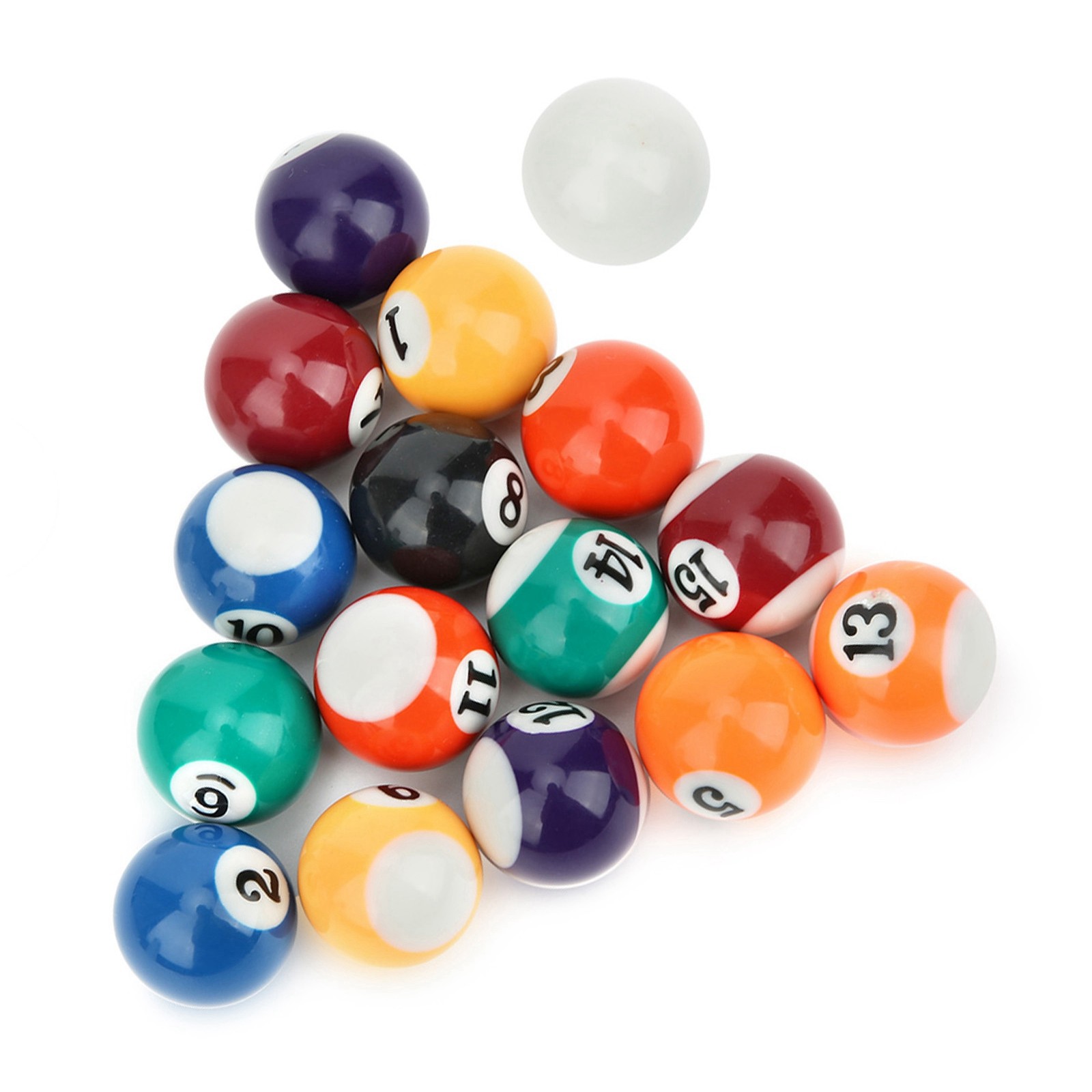 16PCS Eco-friendly Resin Mini Children Billiard Ball Set For Game Rooms Trending