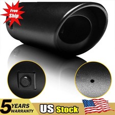 Fit 1.5-2.4 Outlet Stainless Steel Single Wall Slant Exhaust Tip Matte Black EPG