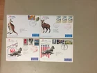 Four Japan Airlines first flight covers:Japan-US,US-Japan,Japan- Australia-Japan