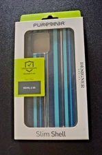 PureGear Phone Case Slim Shell for T-Mobile REVVL 6 5G Wireless Charging Comp.
