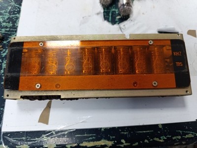 Board from ch3-33  frequency merer with 8 pcs IN-14   NIXIE TUBES IN14