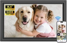 64GB Uhale 15.6" WiFi Digital Picture Frame FHD IPS Touch Screen - Parents Gift
