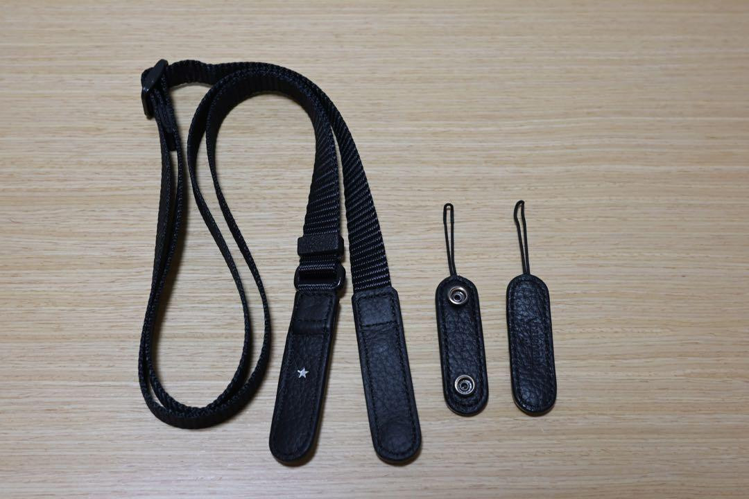 INDUSTRIA GR Extension and Finger Strap Set Black for GR3/GR3x Cameras