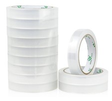 12Rolls Clear Tape Refills for Dispenser, Transparent Gift Wrap Tape 3inch Co...
