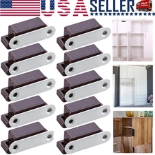 10 Pack Magnetic Cabinet & Door Latch/Catch Closures Kitchen Cabinet Cupboard
