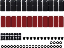 Rear Window Louvers Scoop Louvers Installation Hardware Kit for Ford Chevy Dodge