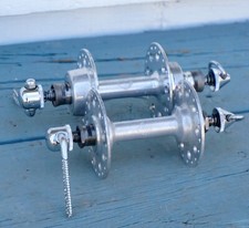Mozzi Campagnolo Sportman vintage 36H flangia alta anni 60 Eroica Colnago Bianchi