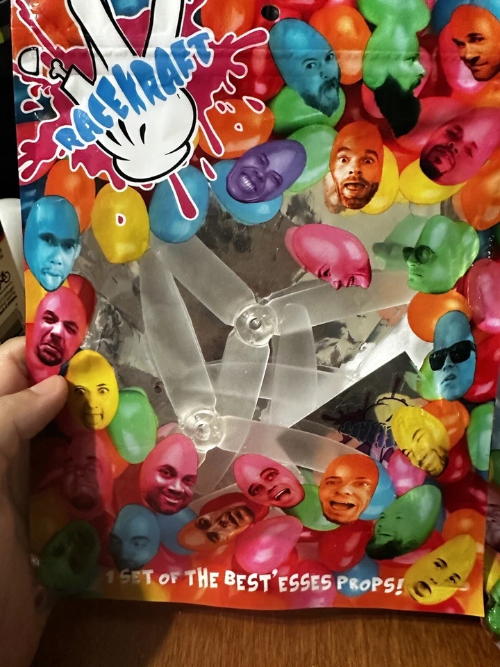 Hélices transparentes RACEKRAFT 3 PALAS CUÁDRUPLES 5051 HOJAS DRONE Foto 2 de 4