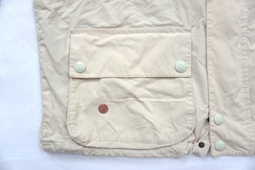 VINTAGE NAUTICA USED HERREN XXL CREME/OFF WHITE KAPUZE PARKA/JACKE/MANTEL BOOTFAHREN - Bild 3 von 12
