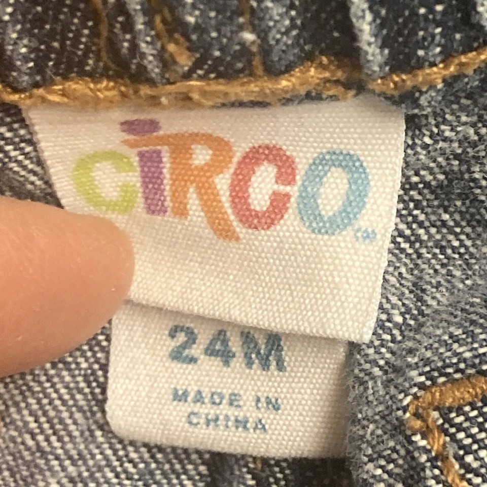 Lote de 3 Jeans Denim Niños 18-24 Meses Cintura Elástica 100% Algodón Foto 4 de 4