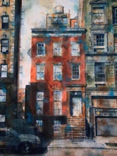Hold Out, 111 W. 13th Street - Tim Saternow Art Print New York City Poster 20x26